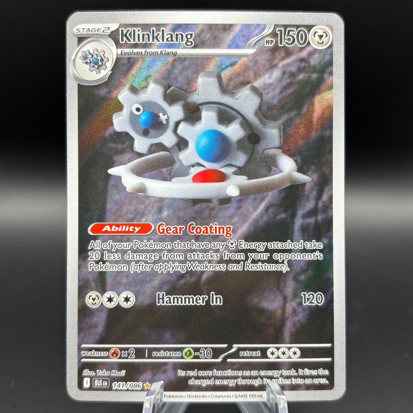 Klinklang - 141/086 - SV: Black Bolt Single Card