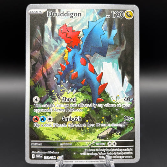 Druddigon - 151/086 - SV: White Flare Single Card