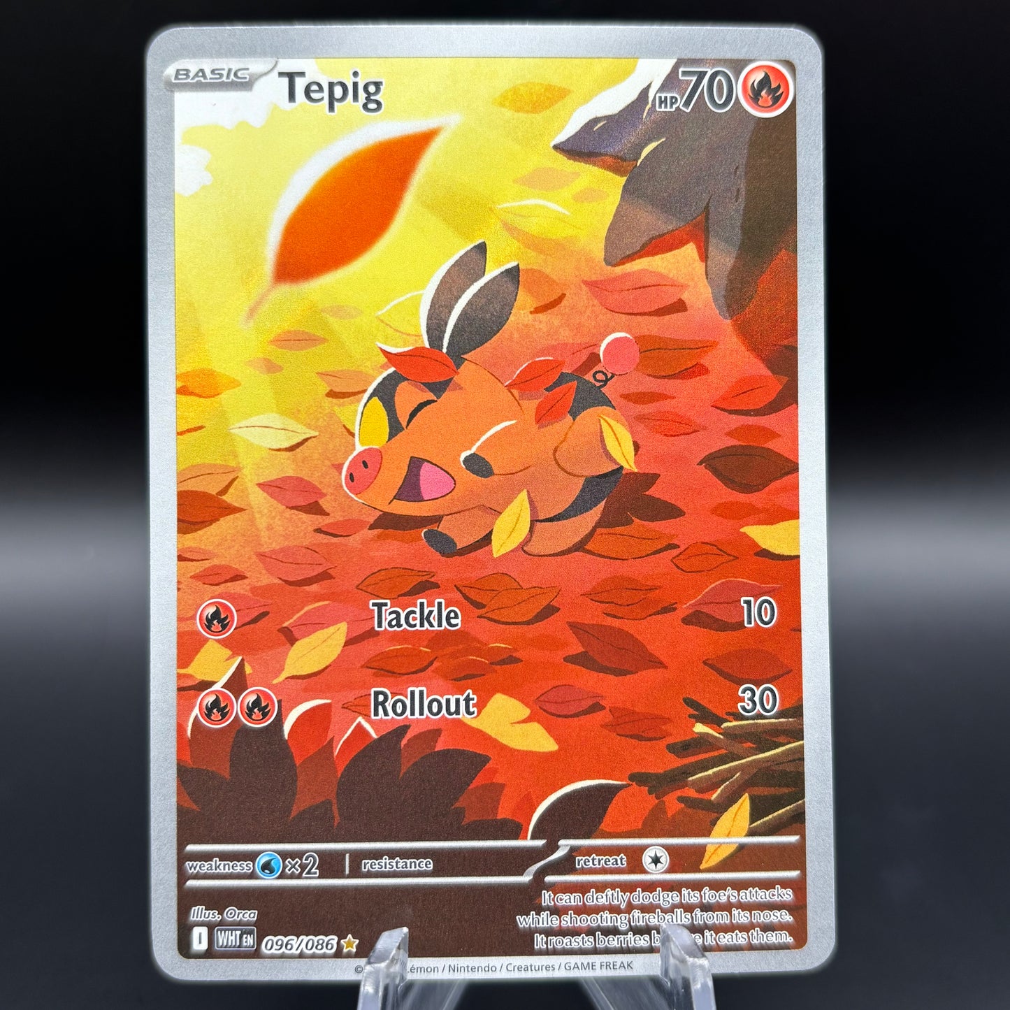 Tepig - 096/086 - SV: White Flare Single Card