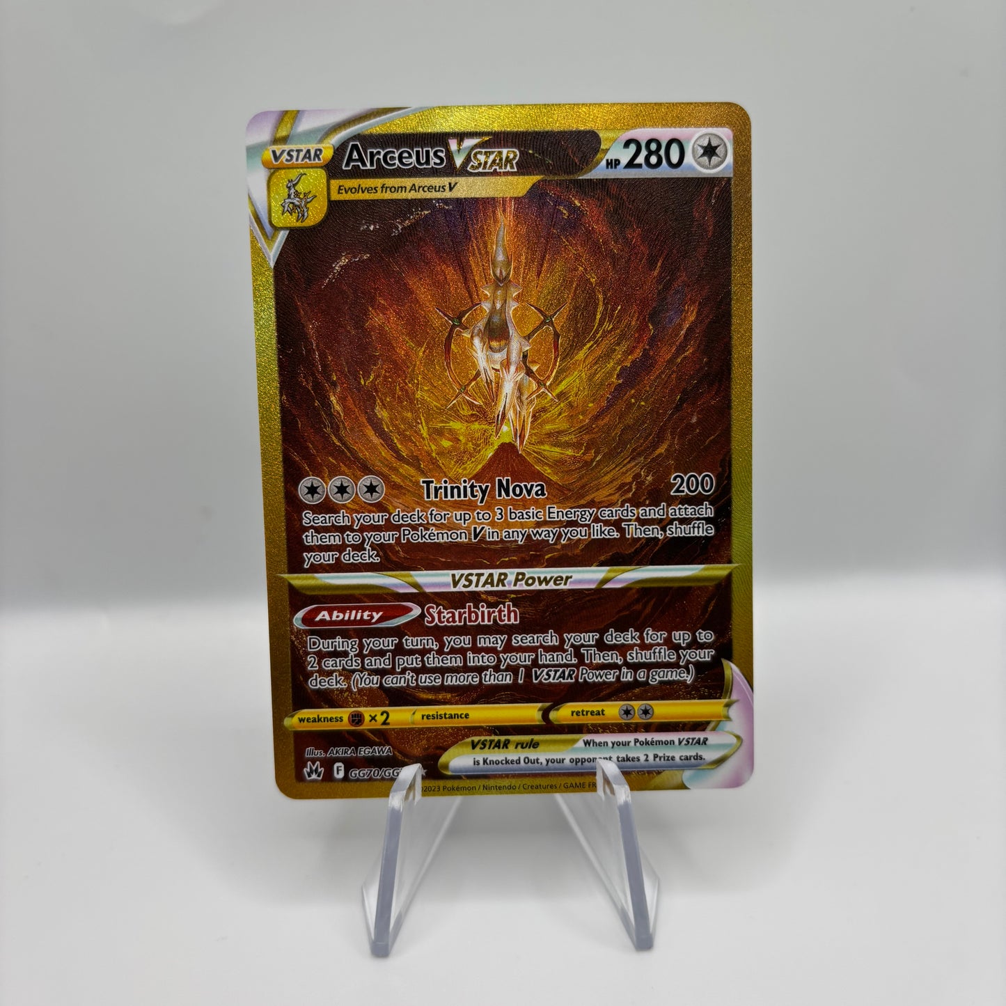 Arceus VSTAR (Secret) - Crown Zenith: Galarian Gallery single card