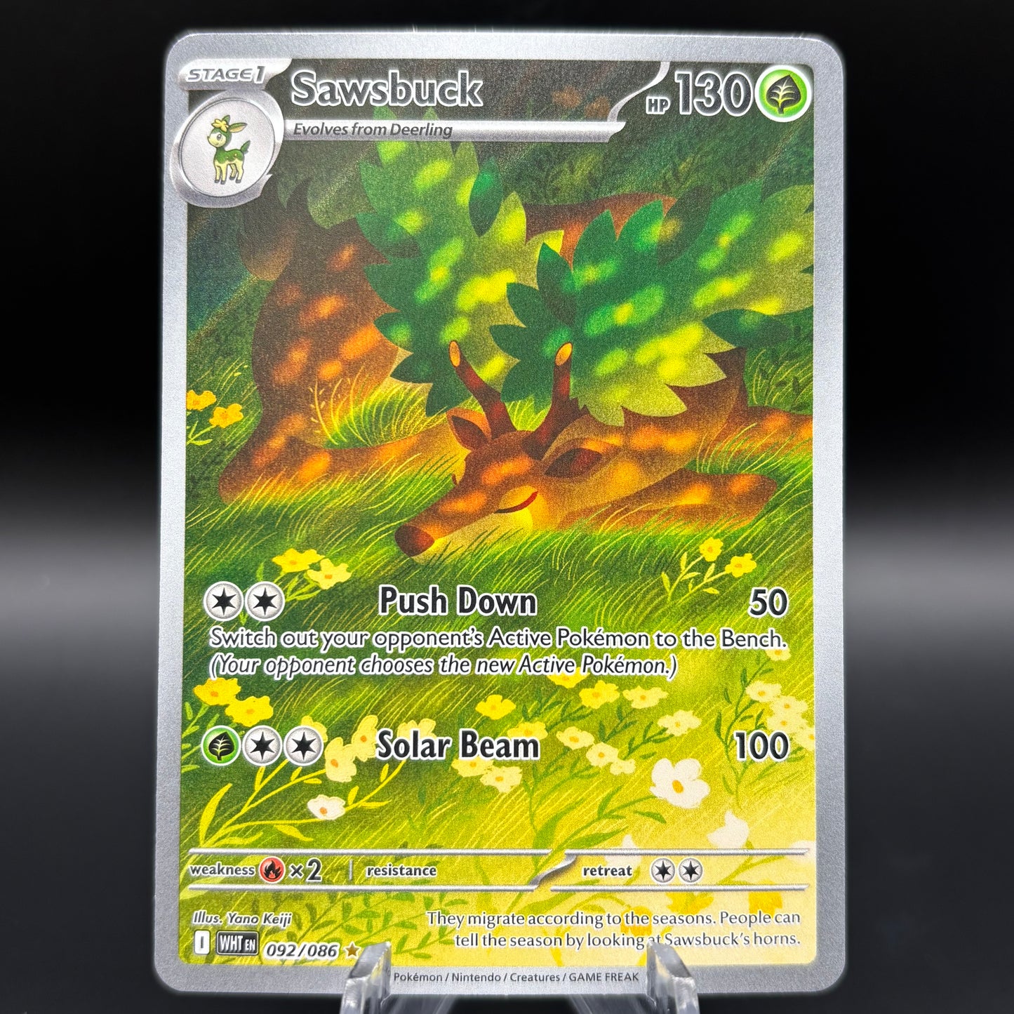 Sawsbuck - 092/086 - SV: White Flare Single Card