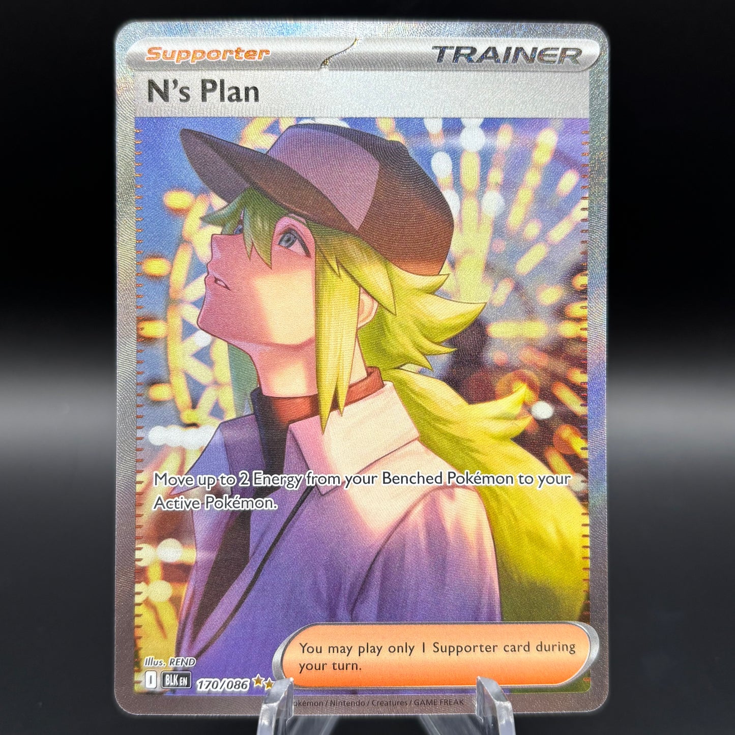N's Plan - 170/086 - SV: Black Bolt Single Card