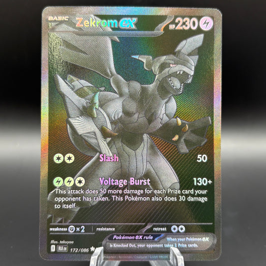 Zekrom ex - 172/086 - SV: Black Bolt Single Card