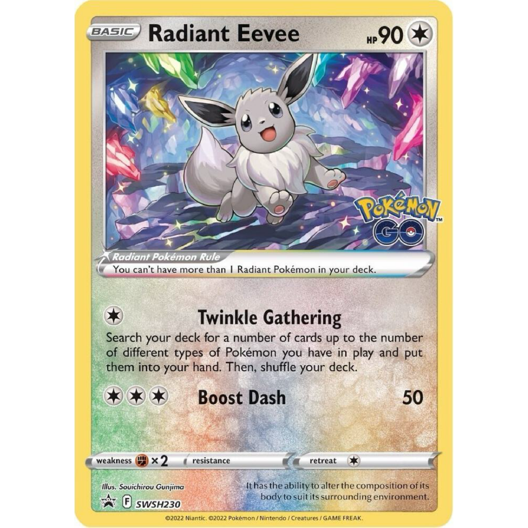 Radiant Eevee - SWSH230 - SWSH: Sword & Shield Promo Cards