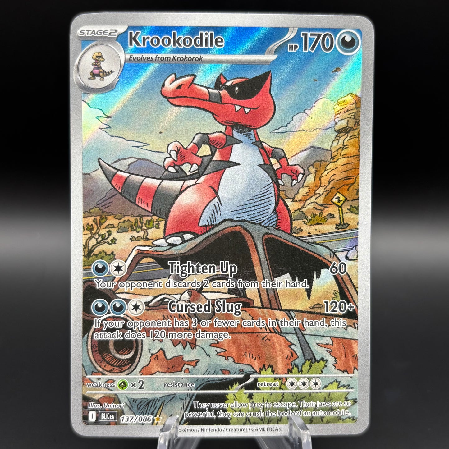 Krookodile - 137/086 - SV: Black Bolt Single Card