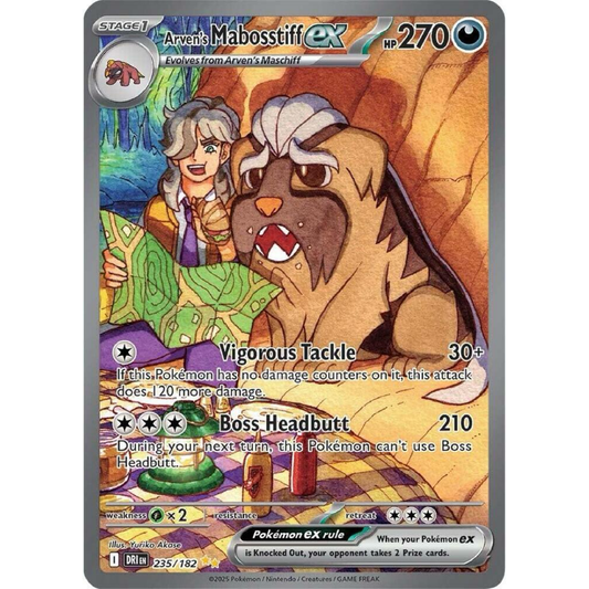 Arven's Mabosstiff ex - 235/182 - SV10: Destined Rivals single card