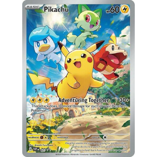 Pikachu - 027 - SV: Scarlet & Violet Promo Cards single card