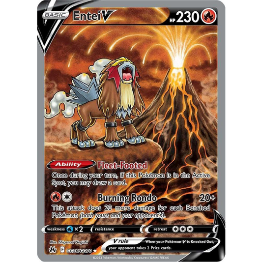Entei V - Crown Zenith: Galarian Gallery single card