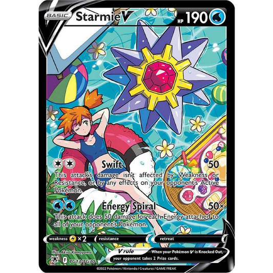Starmie V - SWSH10: Astral Radiance Trainer Gallery single card