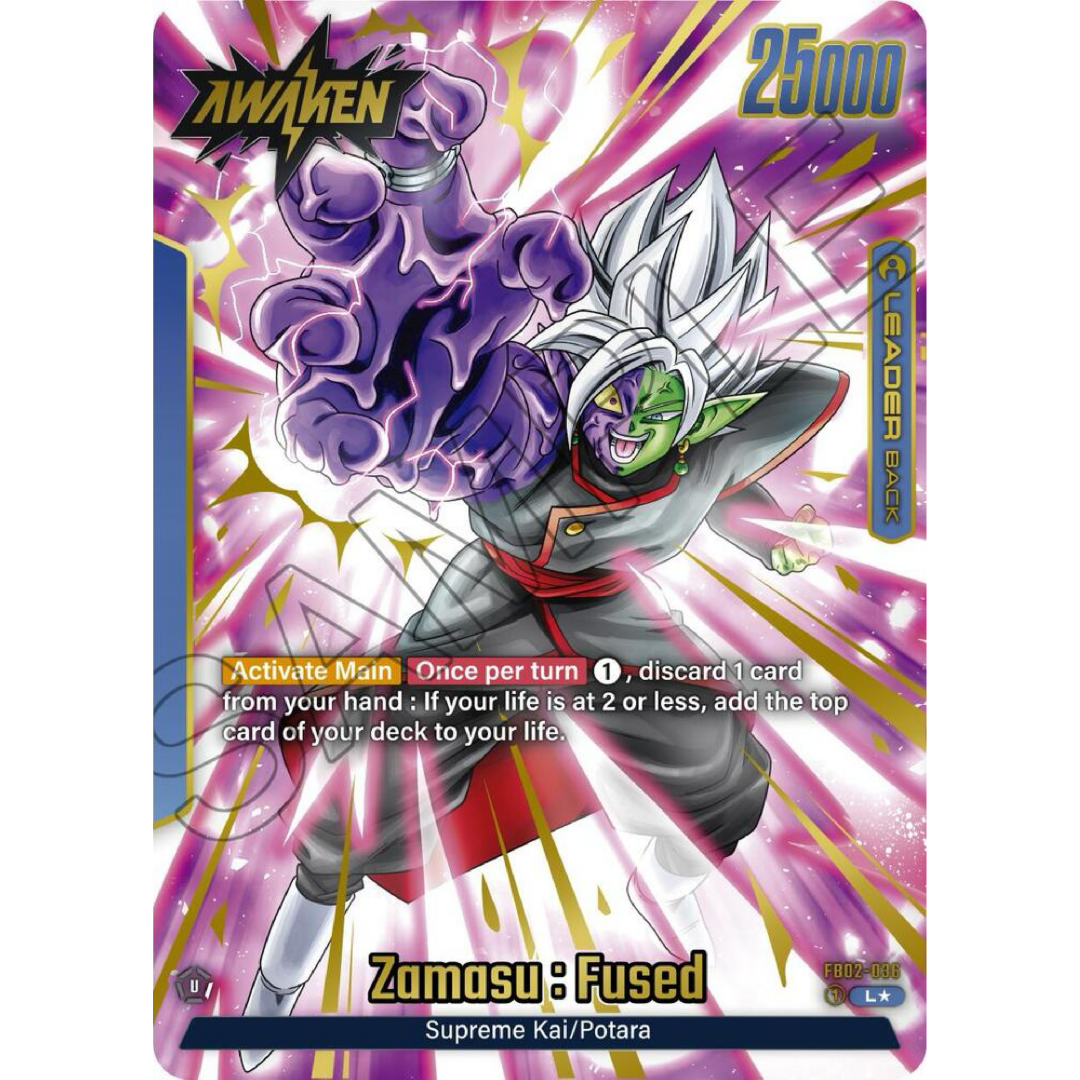 Zamasu : Fused - FB02-036 (Alternate Art) - Blazing Aura Single Card