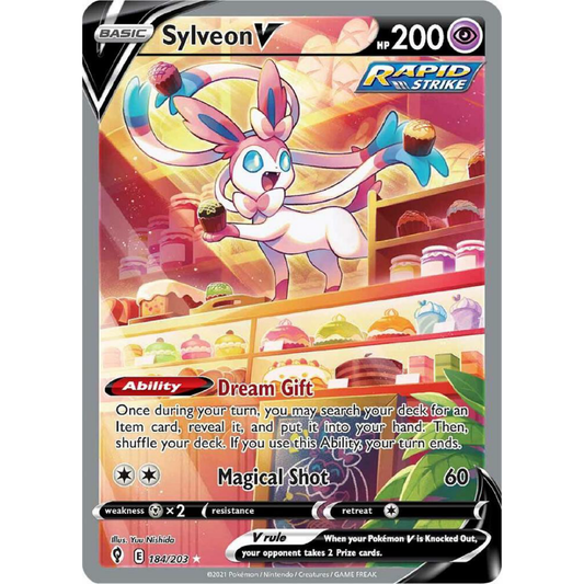 Sylveon V (Alternate Full Art) - SWSH07: Evolving Skies single card