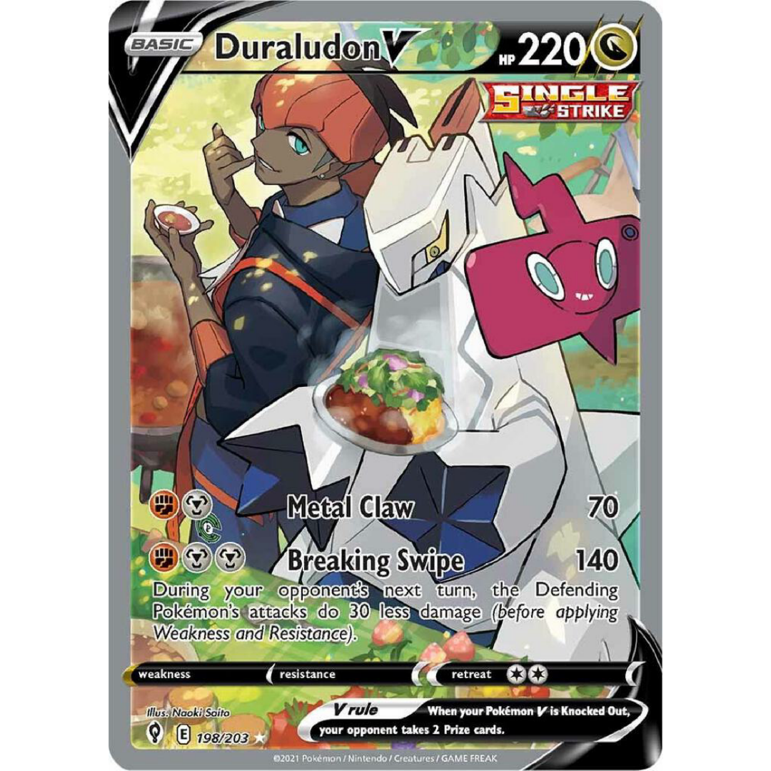Duraludon V (Alternate Full Art) - SWSH07: Evolving Skies single card
