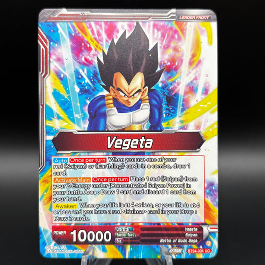Vegeta // Vegeta, Awakened Feelings (SLR) - Beyond Generations Single Card