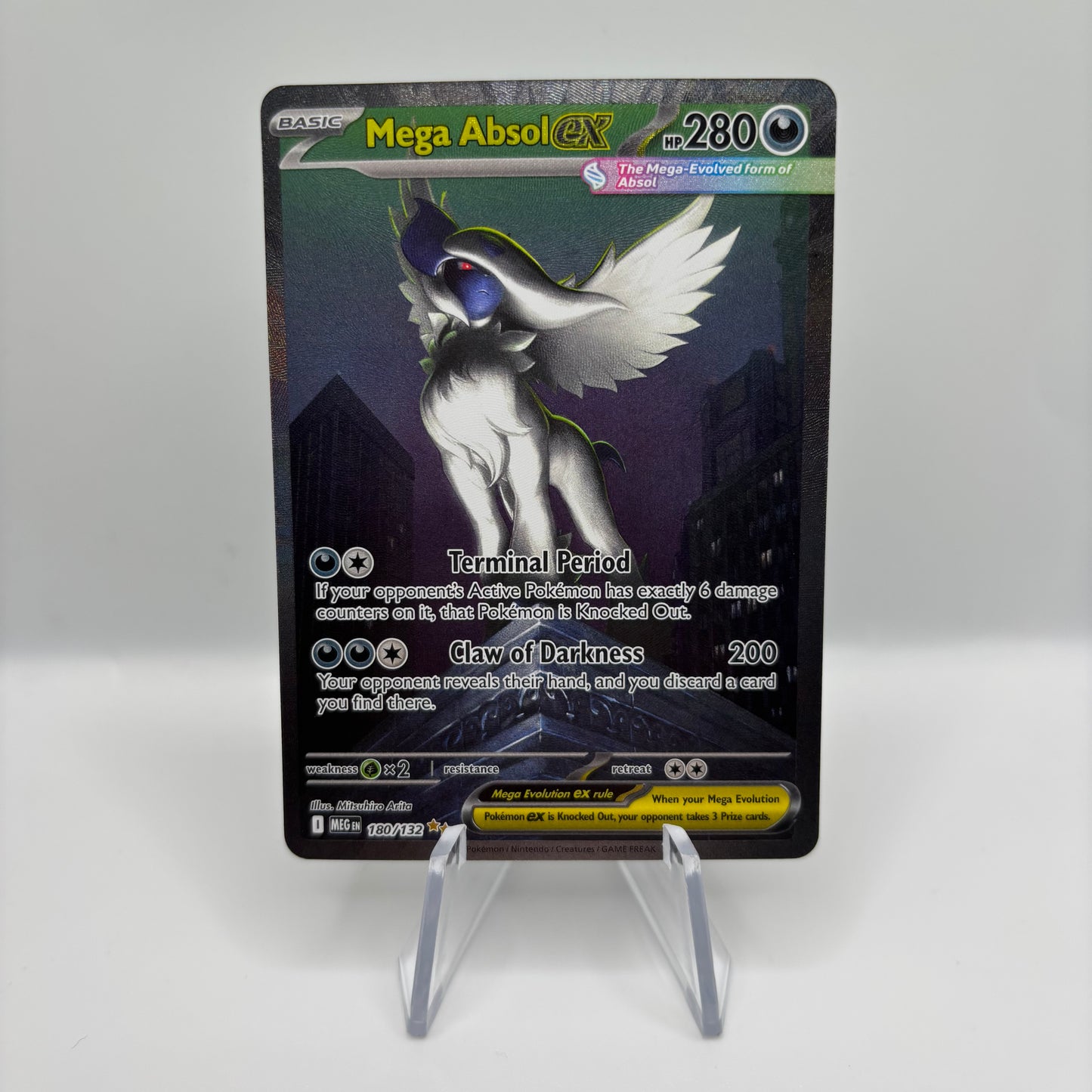 Mega Absol ex - 180/132 - ME01: Mega Evolution Single Card