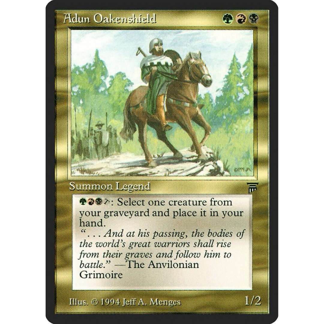Adun Oakenshield - Legends single card