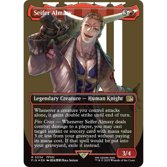 Seifer Almasy (Borderless) (Surge Foil) - FINAL FANTASY single card