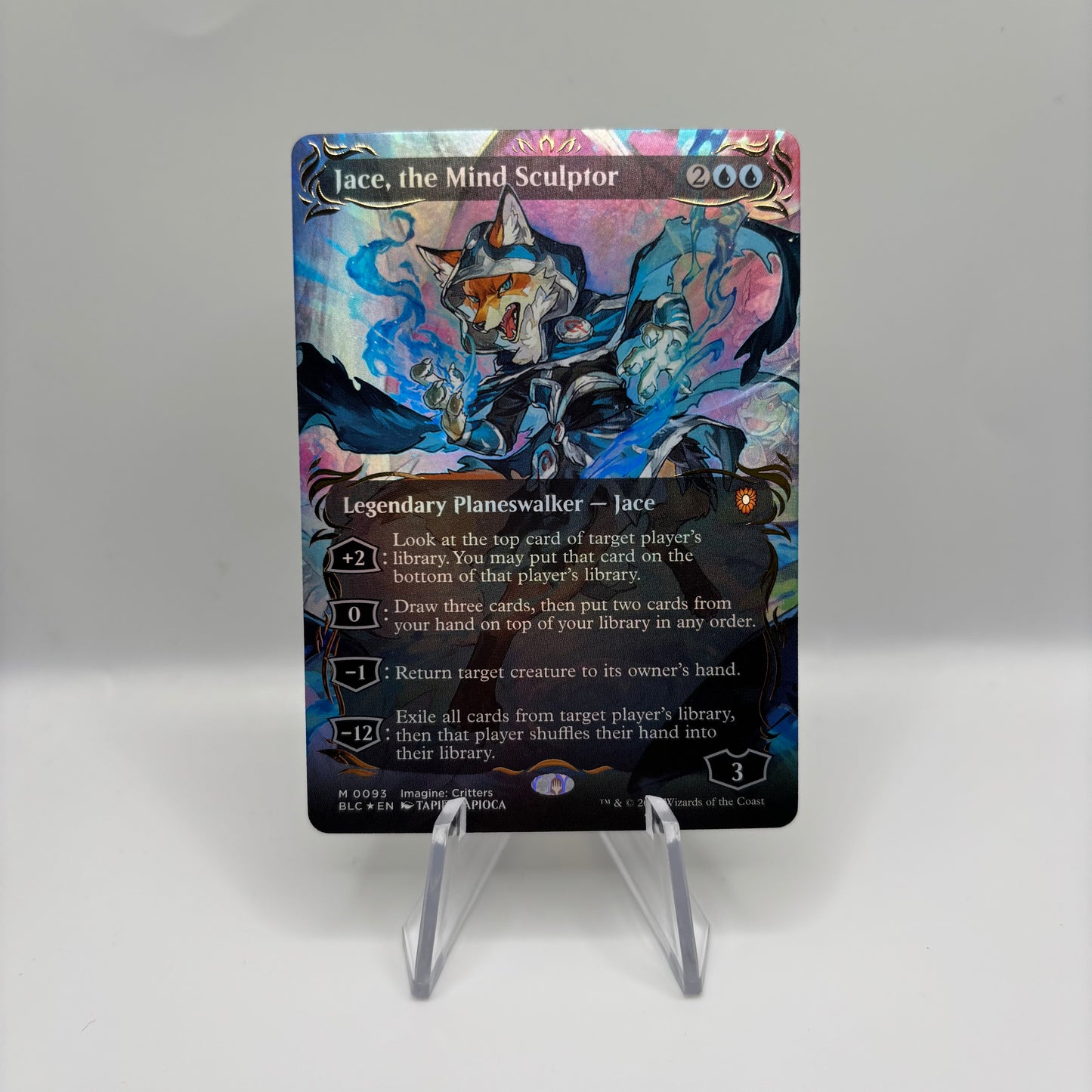 Jace, the Mind Sculptor (Borderless) (Raised Foil) - Commander: Bloomburrow (BLC) Single Card