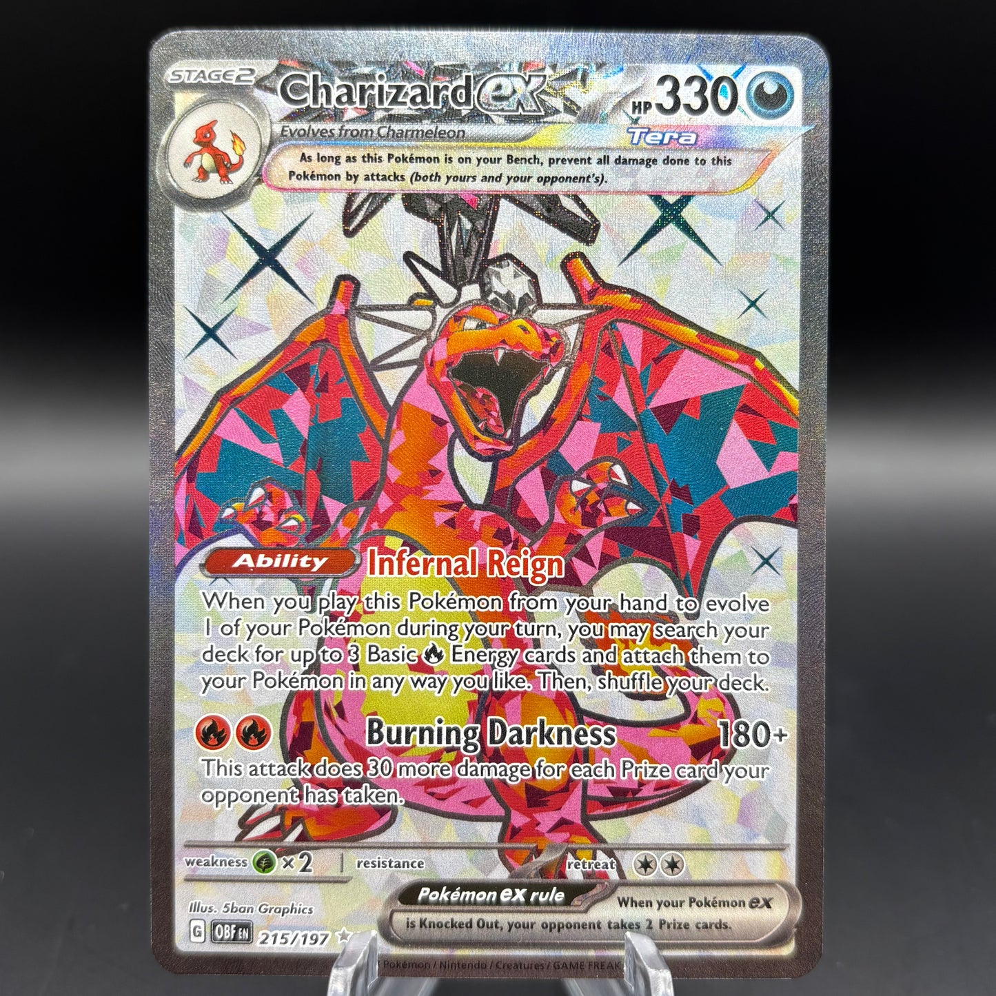 Charizard ex - 215/197 - SV03: Obsidian Flames Single Card