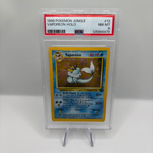 PSA 8 Pokemon Jungle 1999 Vaporeon-Holo