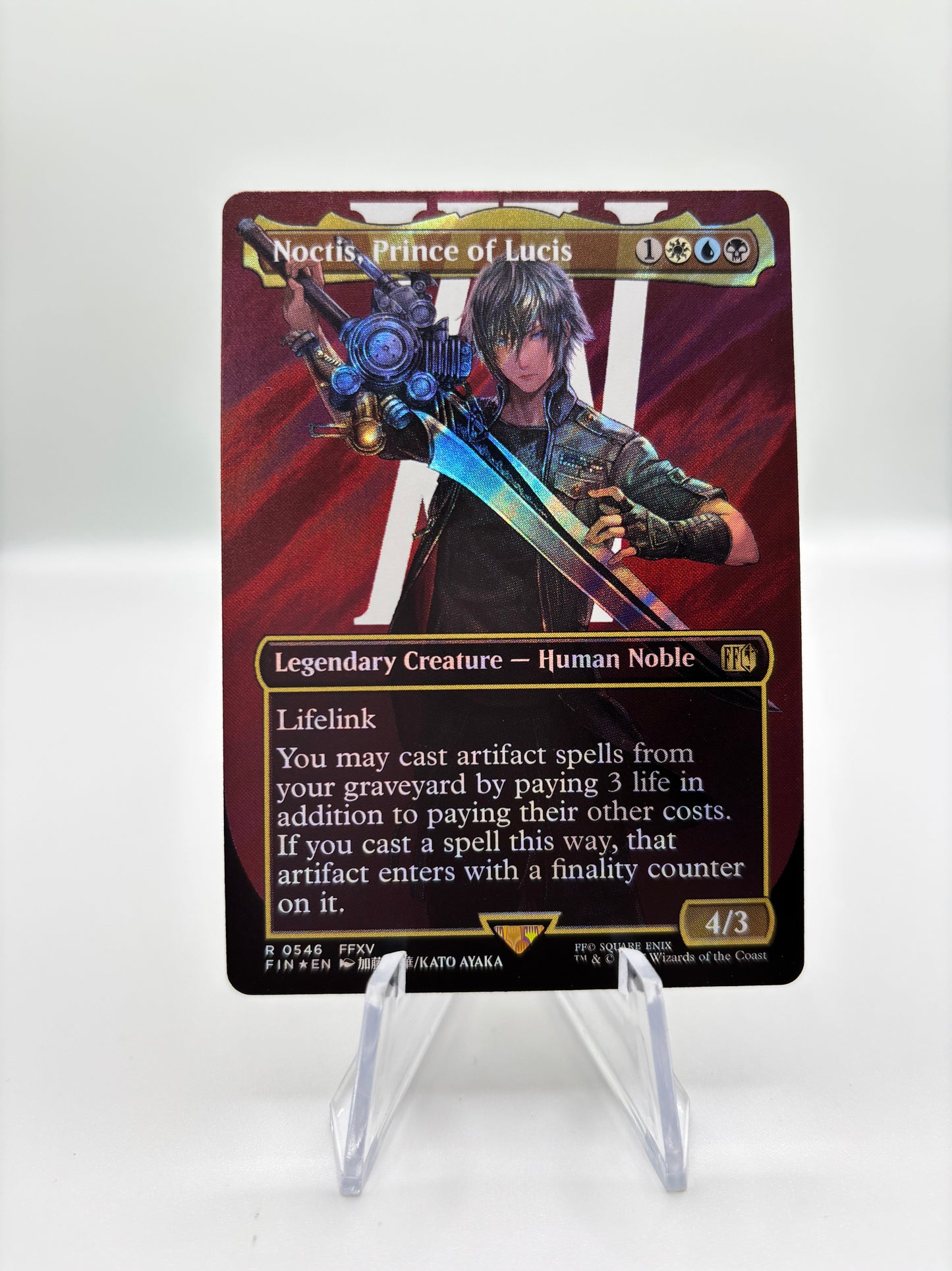 Noctis, Prince of Lucis (Borderless) (Surge Foil) - FINAL FANTASY single card