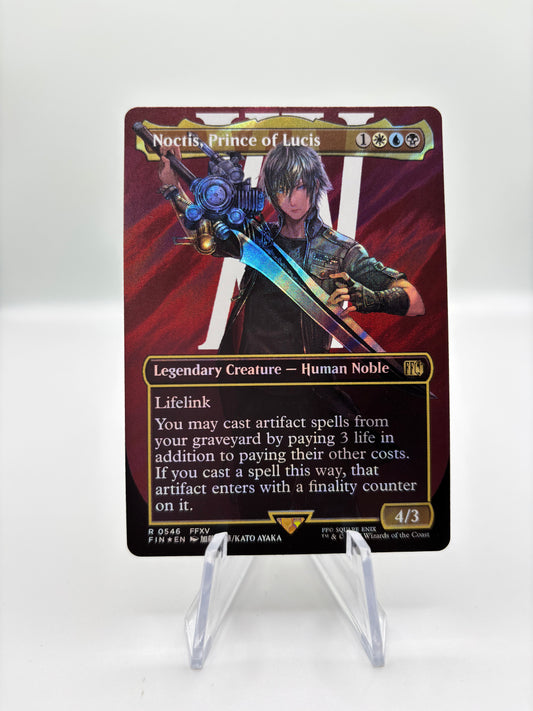 Noctis, Prince of Lucis (Borderless) (Surge Foil) - FINAL FANTASY single card