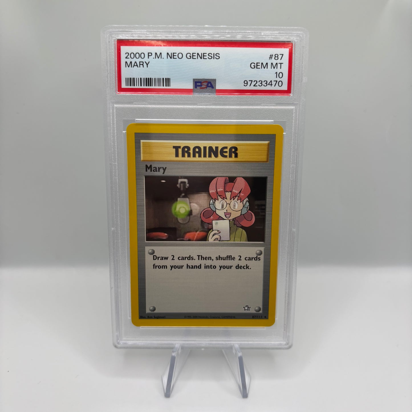 PSA 10 P.M. Neo Genesis Mary 2000
