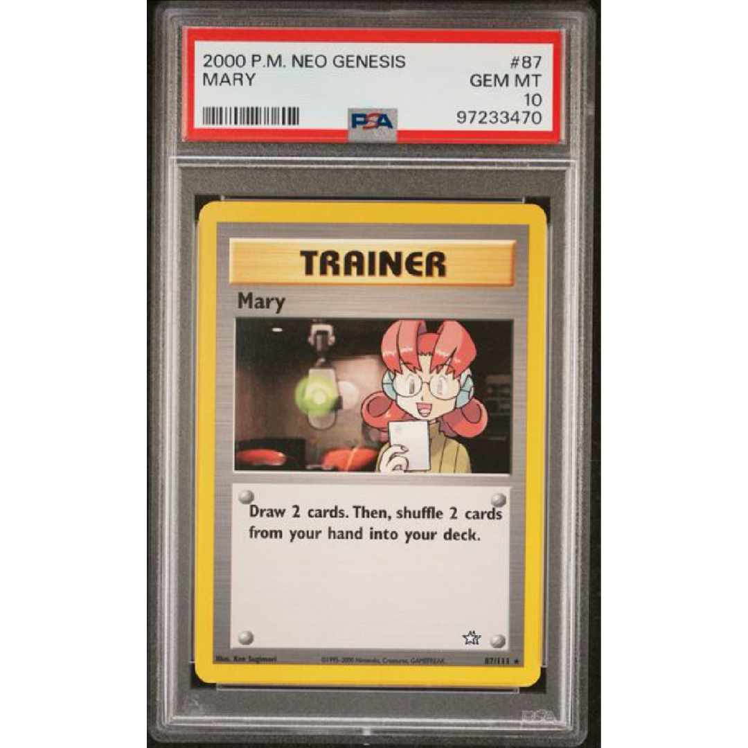 PSA 10 P.M. Neo Genesis Mary 2000