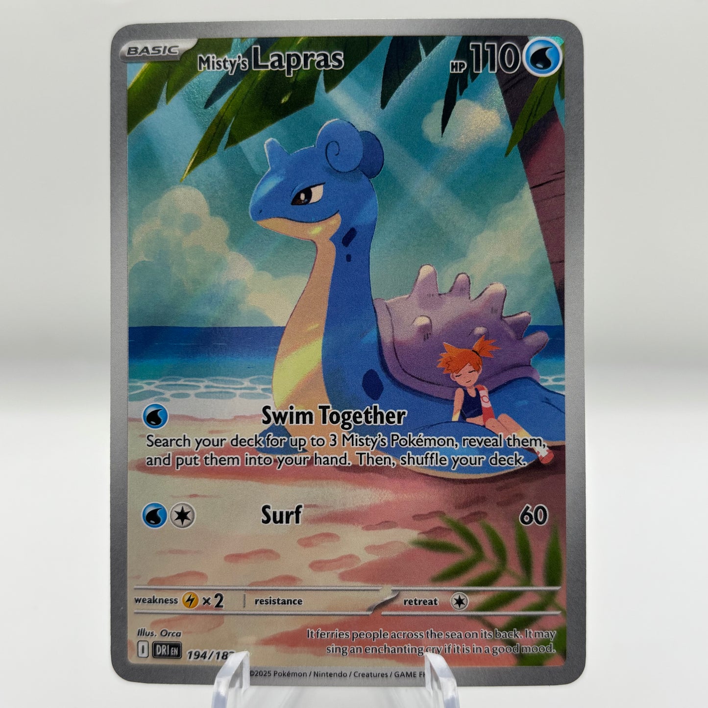 Misty's Lapras - 194/182 - SV10: Destined Rivals (DRI) Single Card