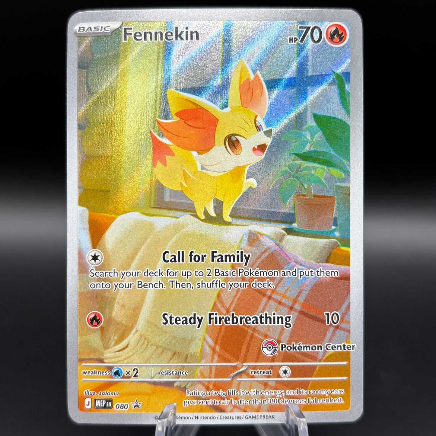 Fennekin - 080 (Pokemon Center Exclusive) - ME: Mega Evolution PR Single Card