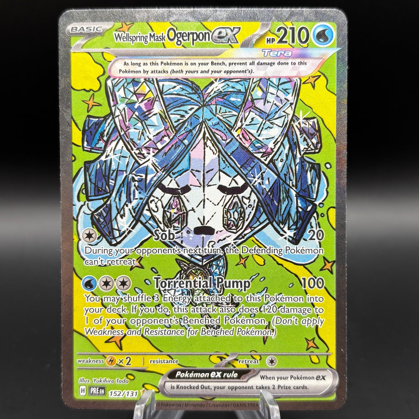 Wellspring Mask Ogerpon ex - 152/131 - SV: Prismatic Evolutions Single Card