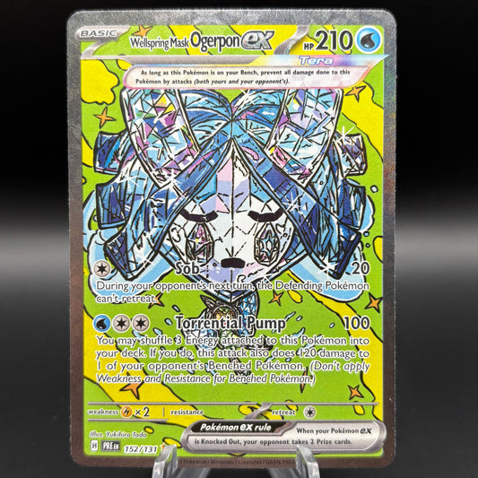 Wellspring Mask Ogerpon ex - 152/131 - SV: Prismatic Evolutions Single Card