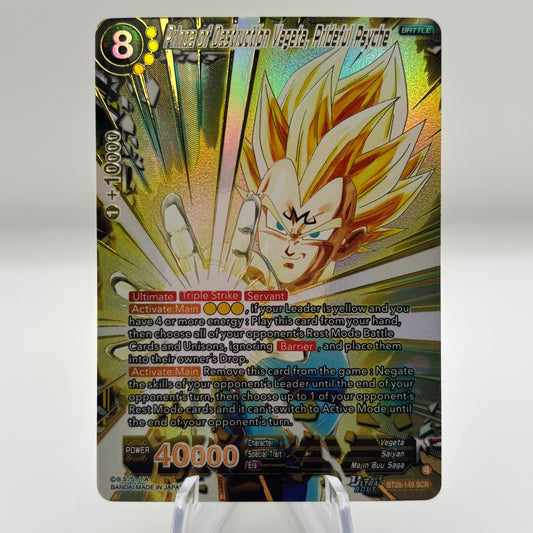 Prince of Destruction Vegeta, Prideful Psyche - Prismatic Clash (BT28) Single Card