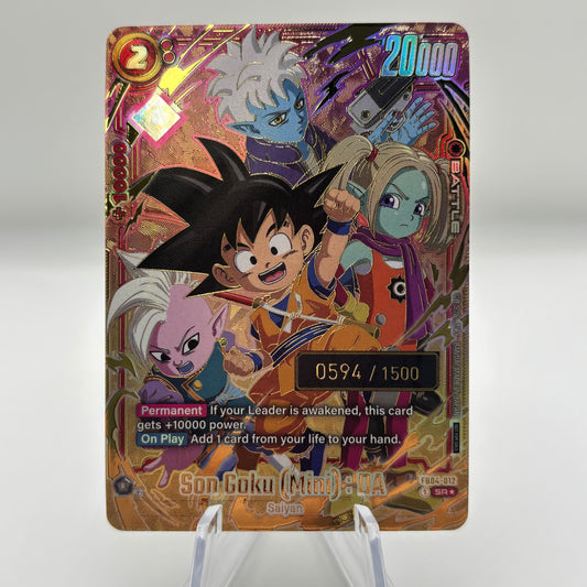 Son Goku (Mini) : DA (Serial Numbered) - Fusion World Promotion Cards and Packs (DBSFW_PR)