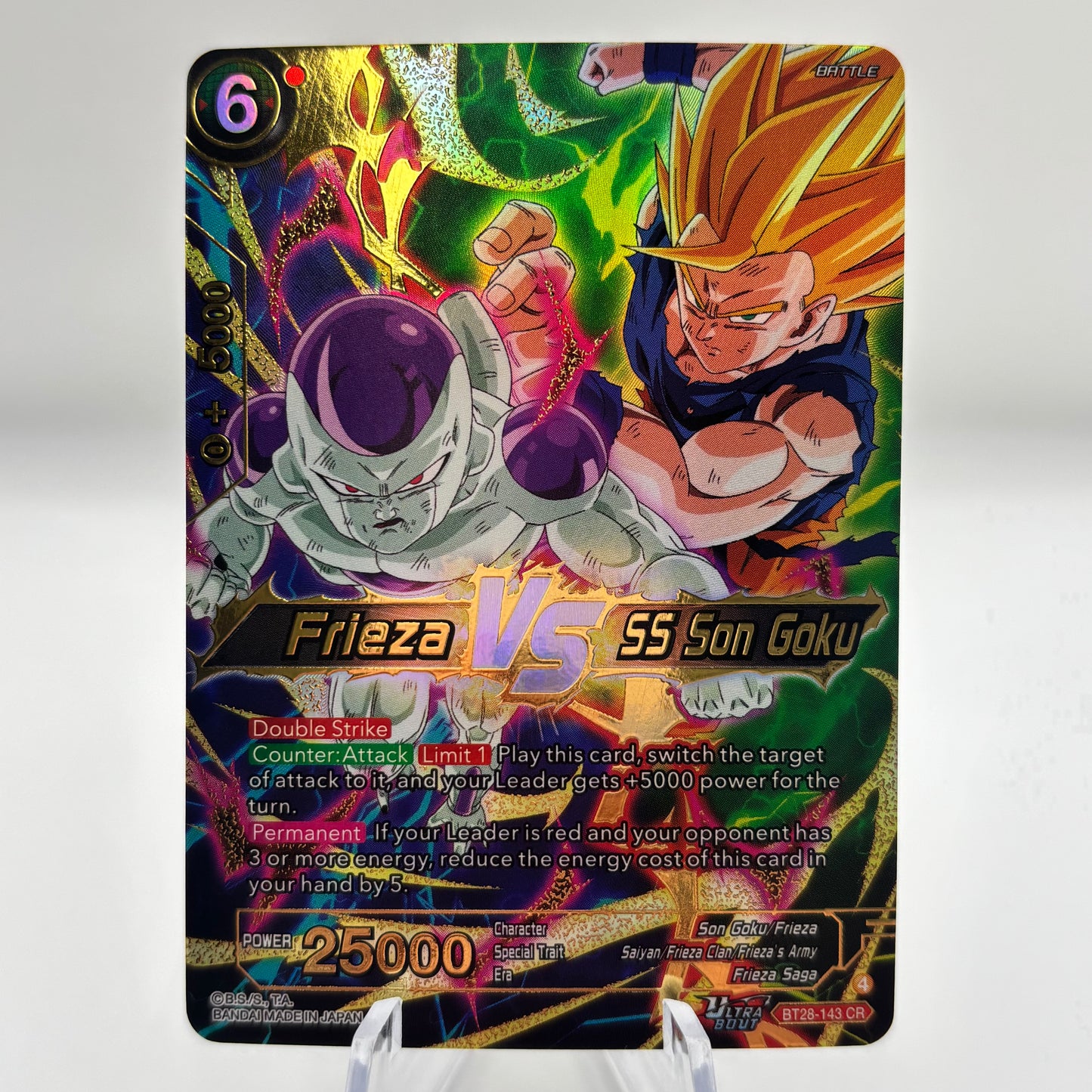 Frieza VS SS Son Goku - Prismatic Clash (BT28) Single Card