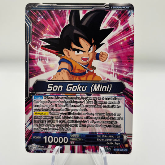 Son Goku (Mini) // SS Son Goku (Mini), New Adventure (SLR) - Prismatic Clash (BT28)