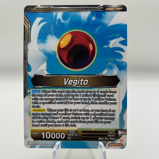 Vegito // SS Vegito, Transcendent Rage (SLR) - Prismatic Clash (BT28)