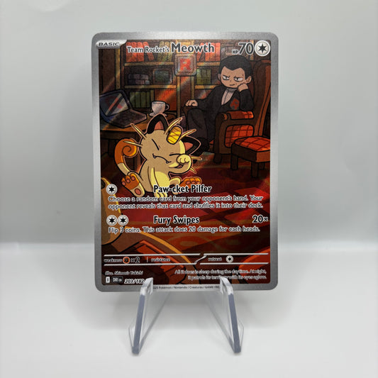 Team Rocket's Meowth - 203/182 - SV10: Destined Rivals Single Card