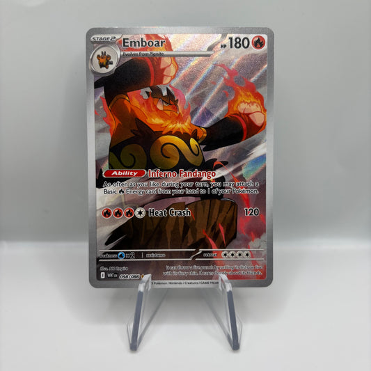 Emboar - 098/086 - SV: White Flare Single Card