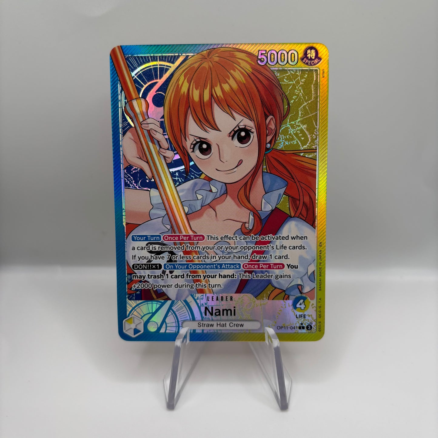 Nami (041) (Alternate Art) - A Fist of Divine Speed