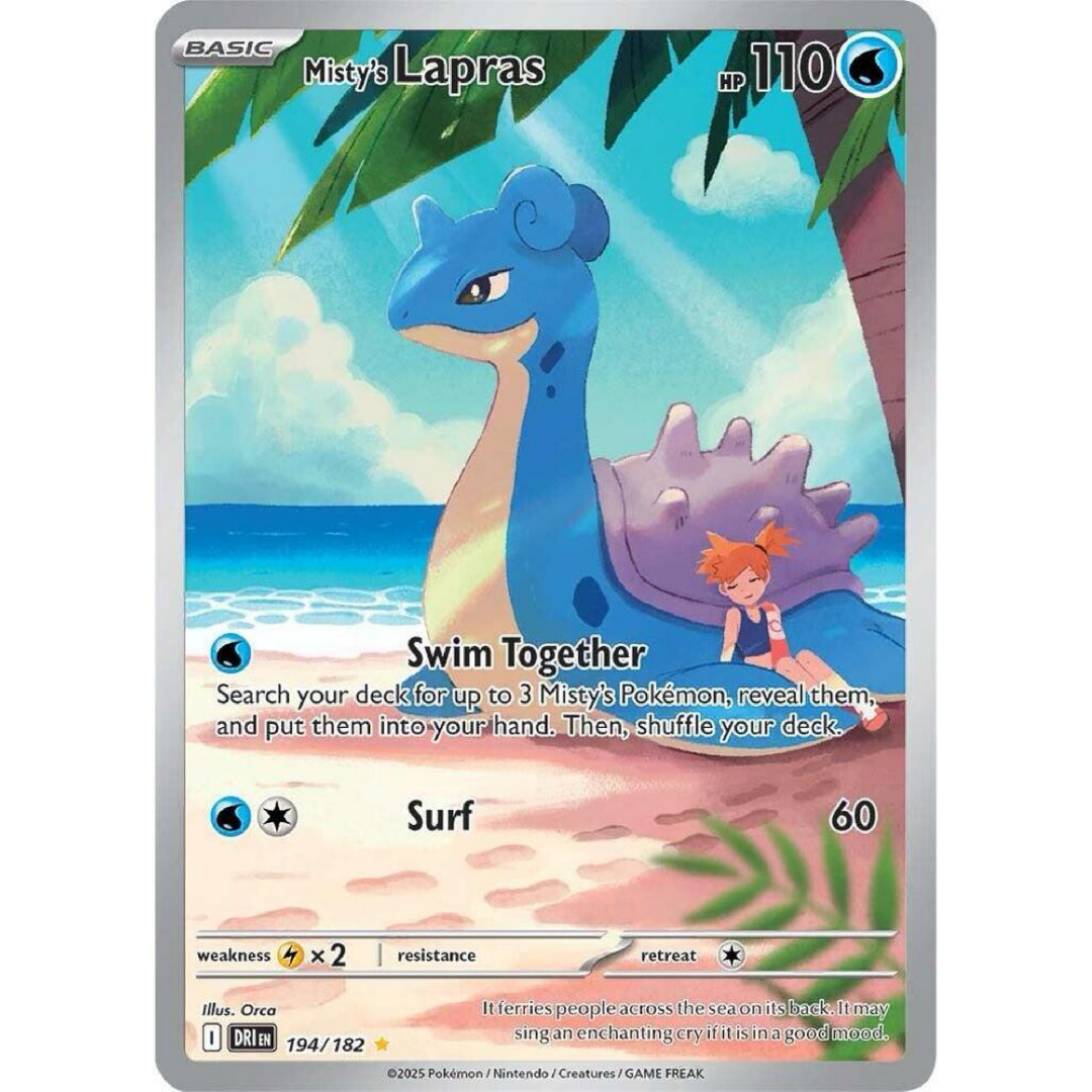 Misty's Lapras - 194/182 - SV10: Destined Rivals single card
