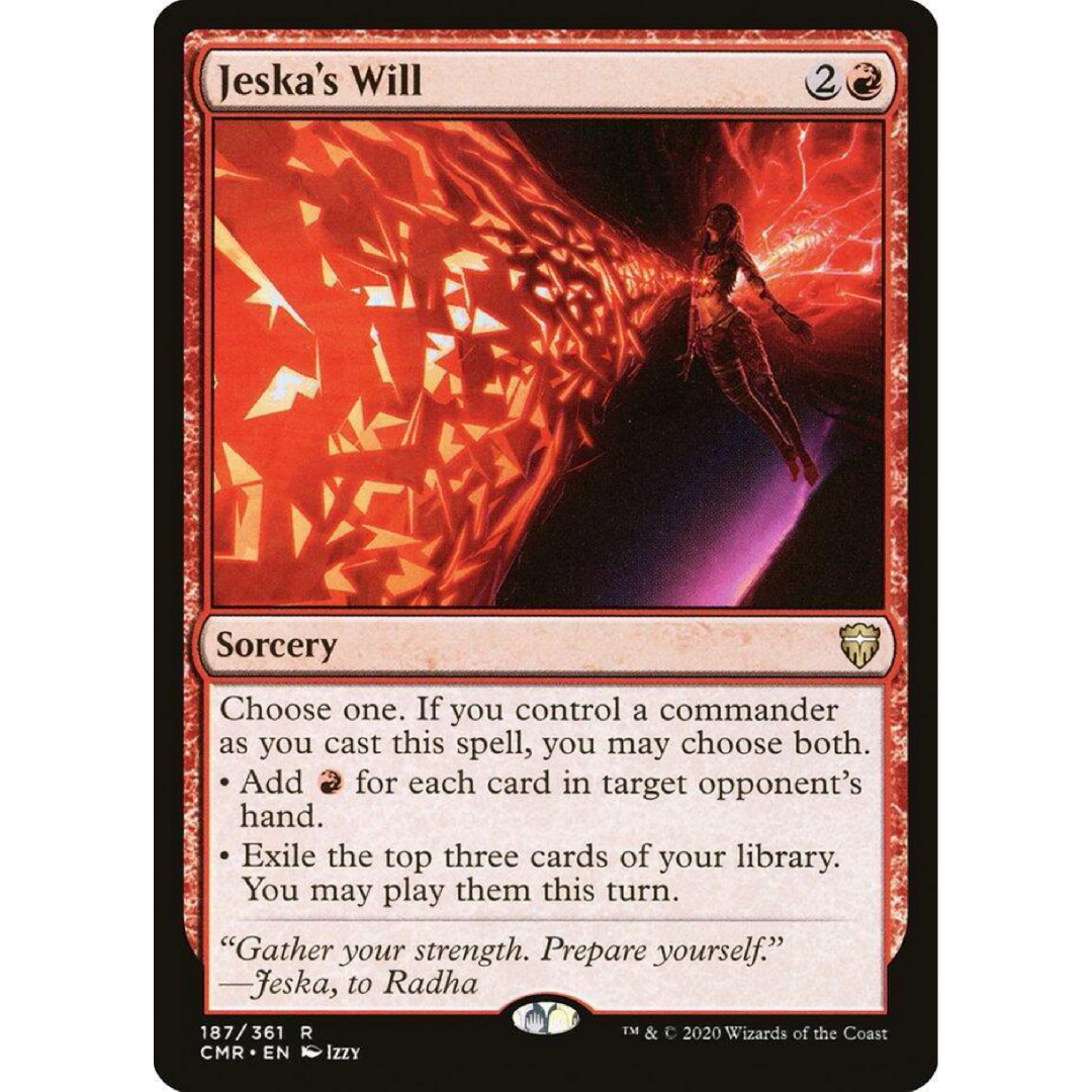 Jeska's Will - Commander Legends (Foil) single card