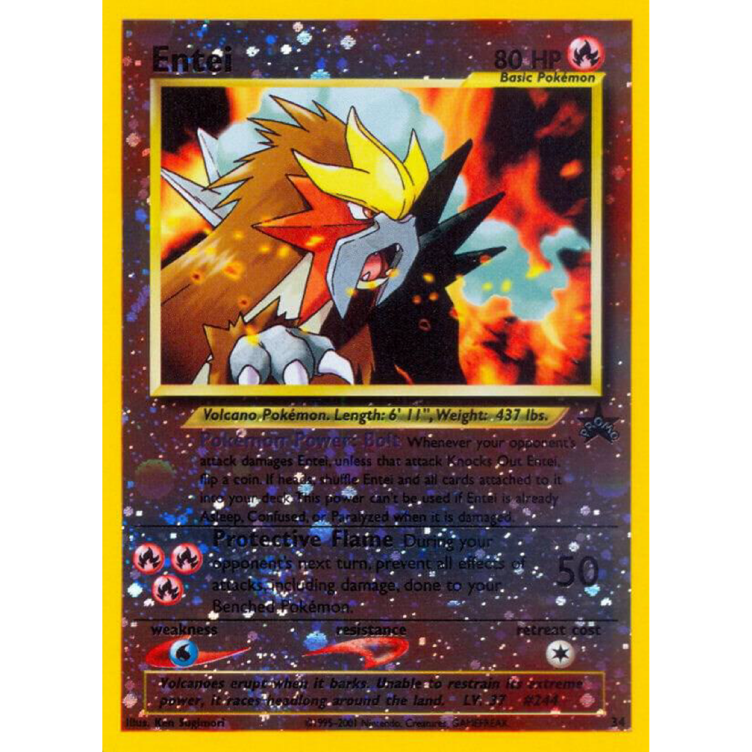 Entei 34 - WoTC (PR) single card