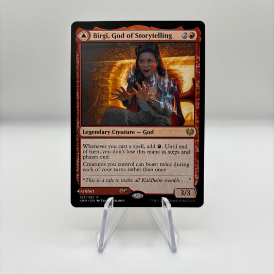Birgi, God of Storytelling - Kaldheim single card