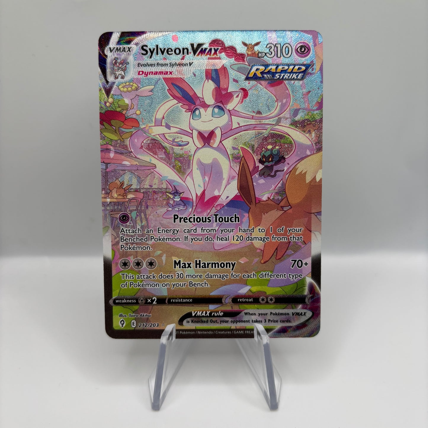 Sylveon VMAX (Alternate Art Secret) - SWSH07: Evolving Skies Single Card