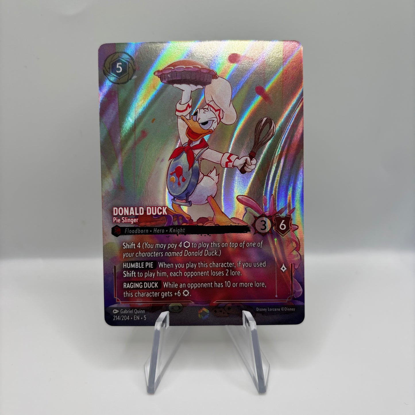 Donald Duck - Pie Slinger (Enchanted) - Shimmering Skies Single Card