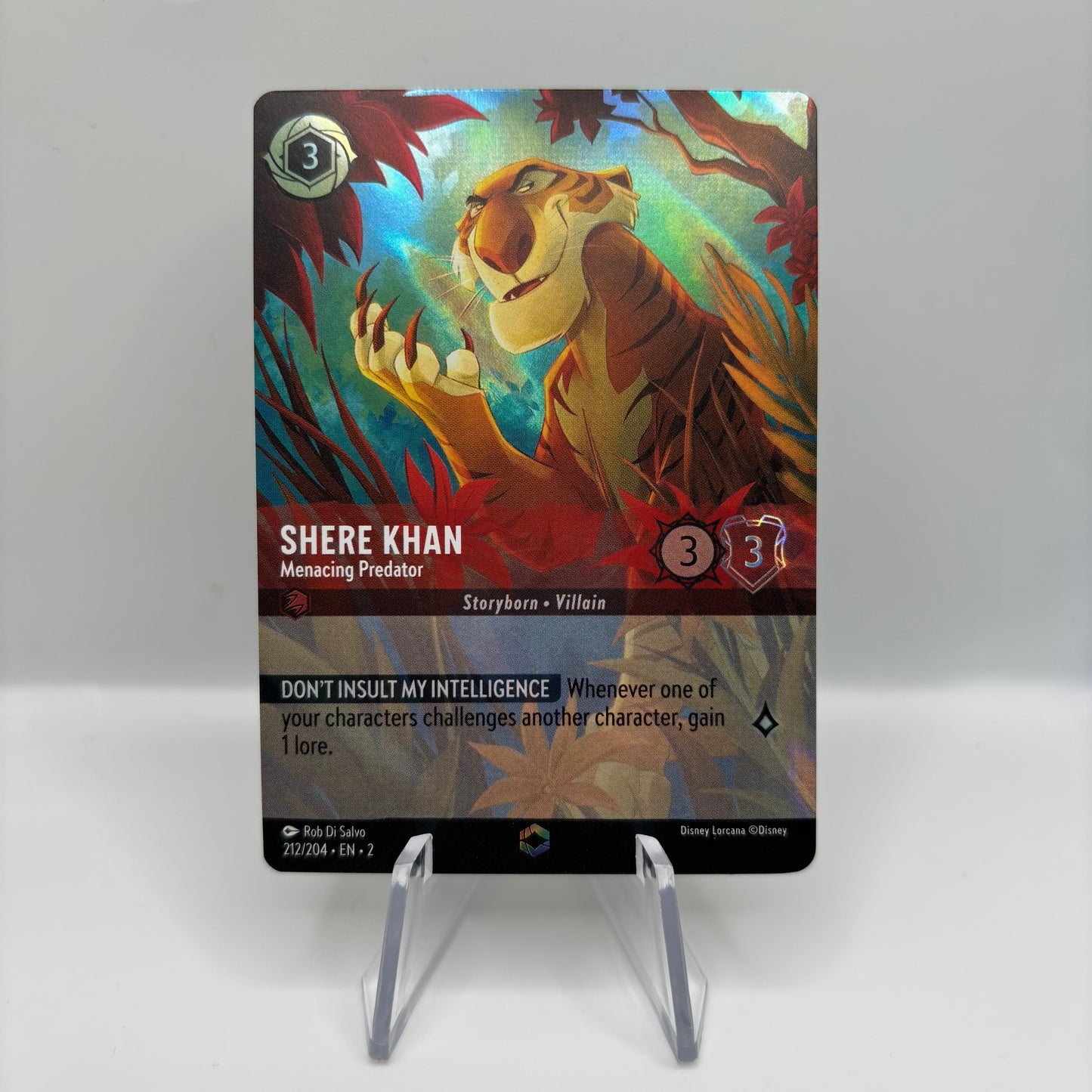 Shere Khan - Menacing Predator (Enchanted) - Rise of the Floodborn Single Card