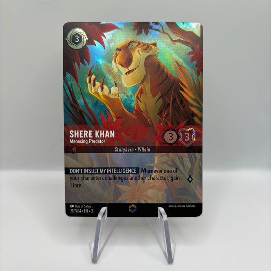 Shere Khan - Menacing Predator (Enchanted) - Rise of the Floodborn Single Card