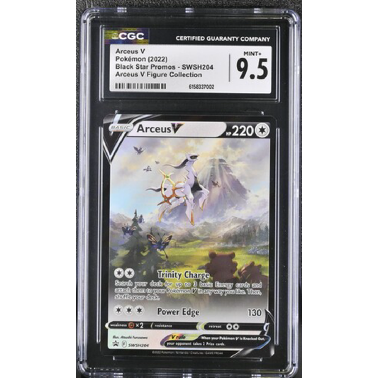 Arceus 9.5 Black Star Promos SWSH204 9.5 MINT+ CGC