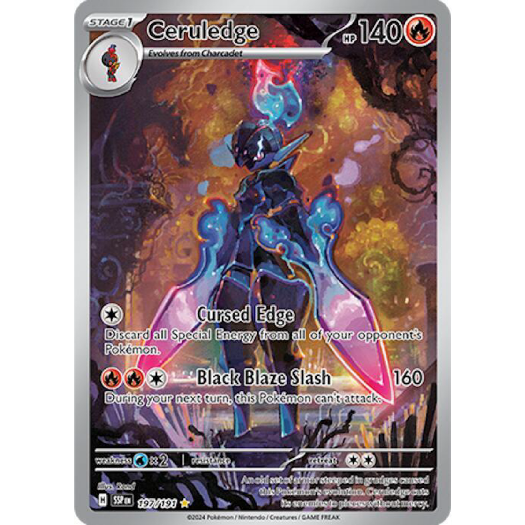 Ceruledge - 197/191 - SV08: Surging Sparks single card