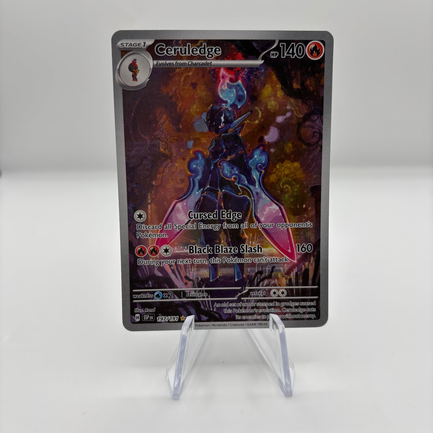 Ceruledge - 197/191 - SV08: Surging Sparks single card